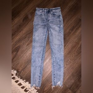 Acid Washed Skinny Jeans